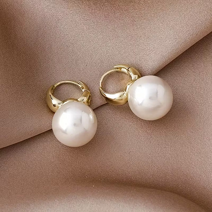 Breast Cancer Awareness | Classic Pearl Earrings | 1+1 Free Today