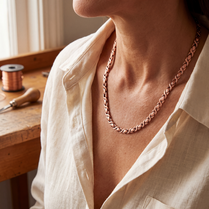 Collar de Cobre de Cedro de Vera