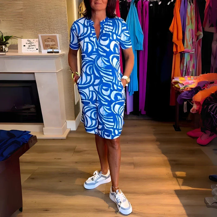 Marina - Vestido con mangas cortas