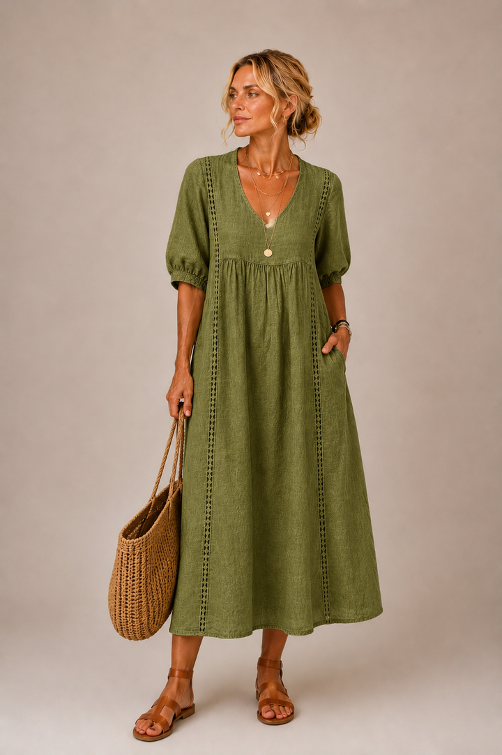 Élise™ | Vestido Midi de Verano con Elegancia Atemporal