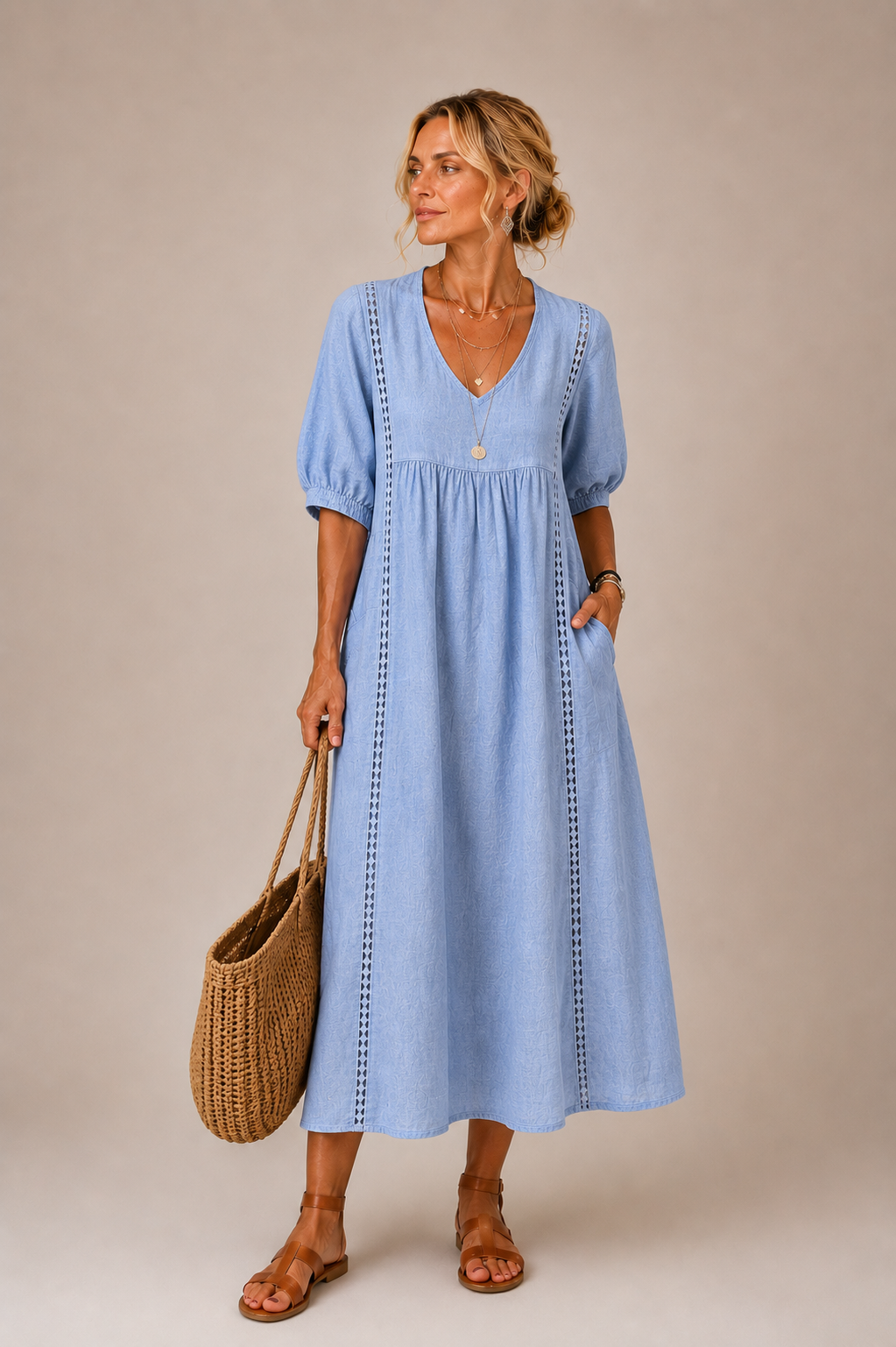Élise™ | Vestido Midi de Verano con Elegancia Atemporal
