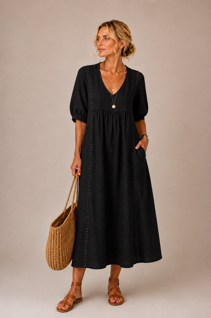 Élise™ | Vestido Midi de Verano con Elegancia Atemporal