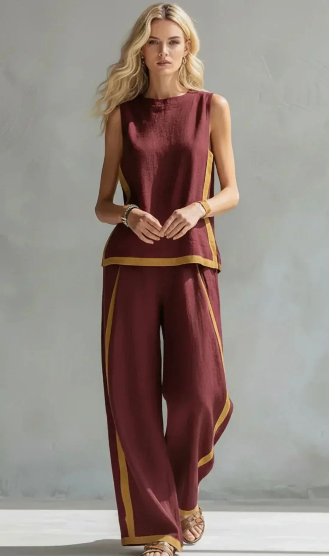 Leila | Conjunto elegante de dos piezas