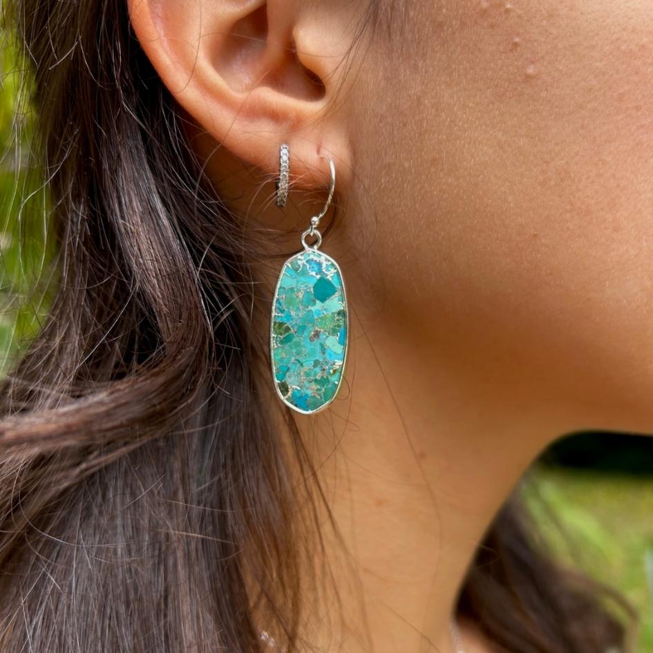 Aegea | Turquoise Waves Earrings