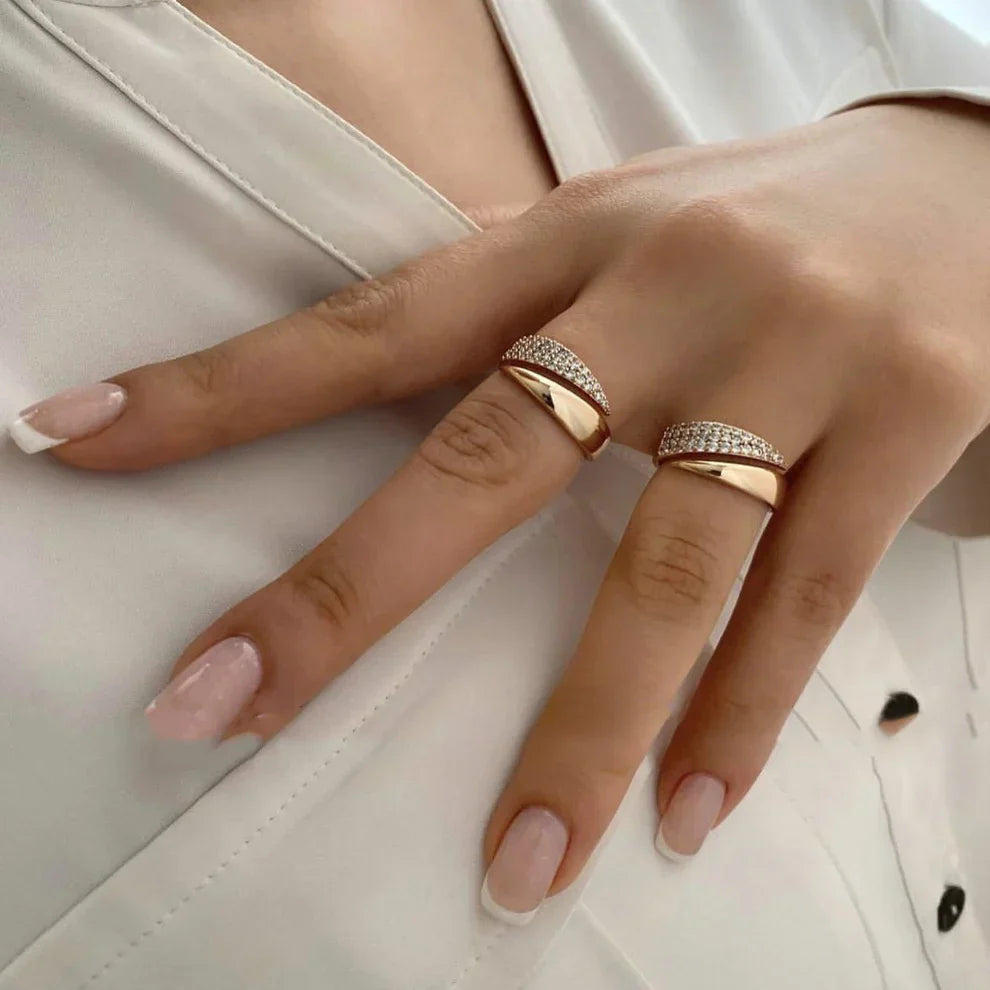Breast Cancer Support Set | 2 Rings and 2 Bracelets
