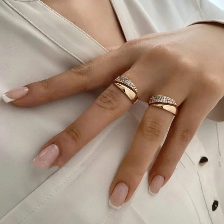 Breast Cancer Support Set | 2 Rings and 2 Bracelets
