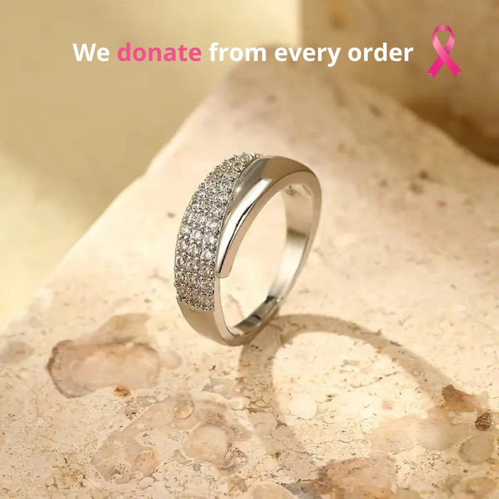 Breast Cancer Support Ring | Get 1+1 Free