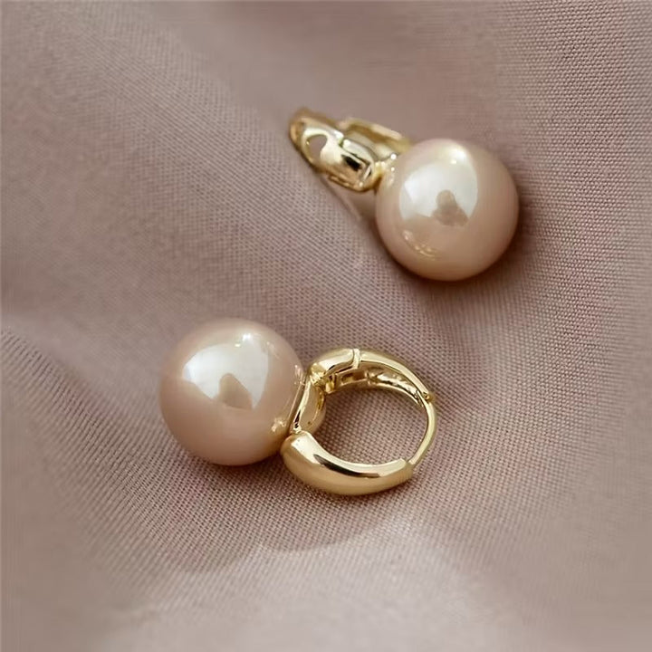 Breast Cancer Awareness | Classic Pearl Earrings | 1+1 Free Today