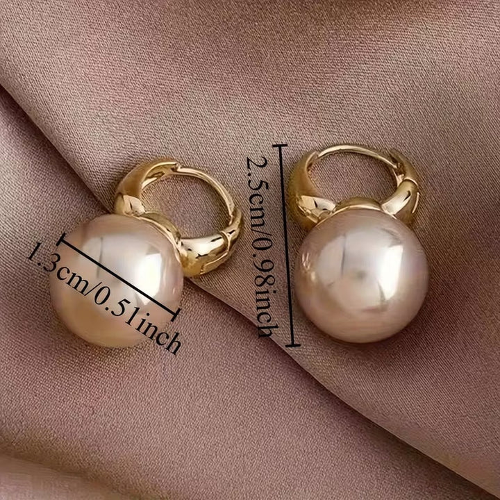 Breast Cancer Awareness | Classic Pearl Earrings | 1+1 Free Today