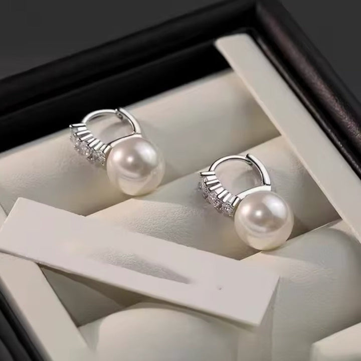 Breast Cancer Awareness | Sparkle Pearl Earrings | 1+1 Free Today