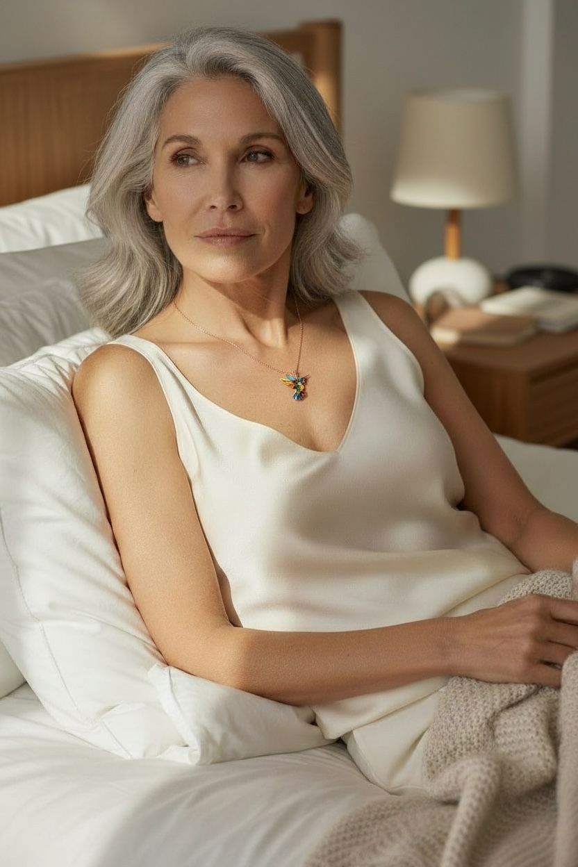 Hummingbird Glow Necklace | Breast Cancer Support &amp; Hope | 1+1 Free |