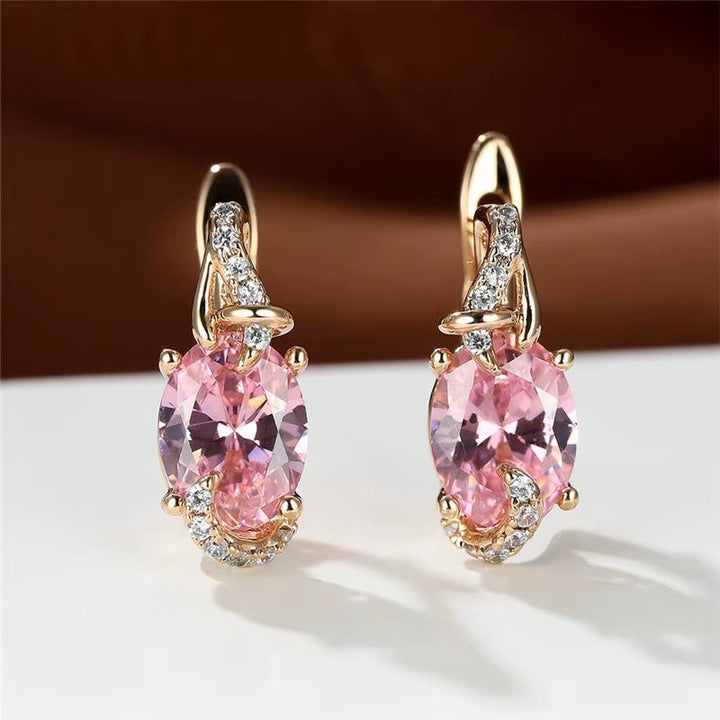 Breast Cancer Awareness Pink Serenity Teardrop Earrings – Symbol of Hope &amp; Strength