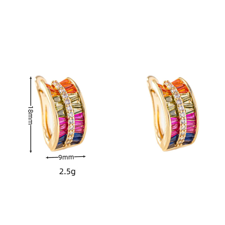 Limited Edition Rainbow Awareness Earrings for Breast Cancer Support | 1+1 Free Today |
