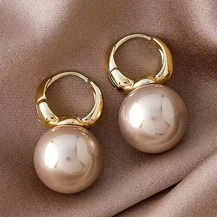Breast Cancer Awareness | Classic Pearl Earrings | 1+1 Free Today