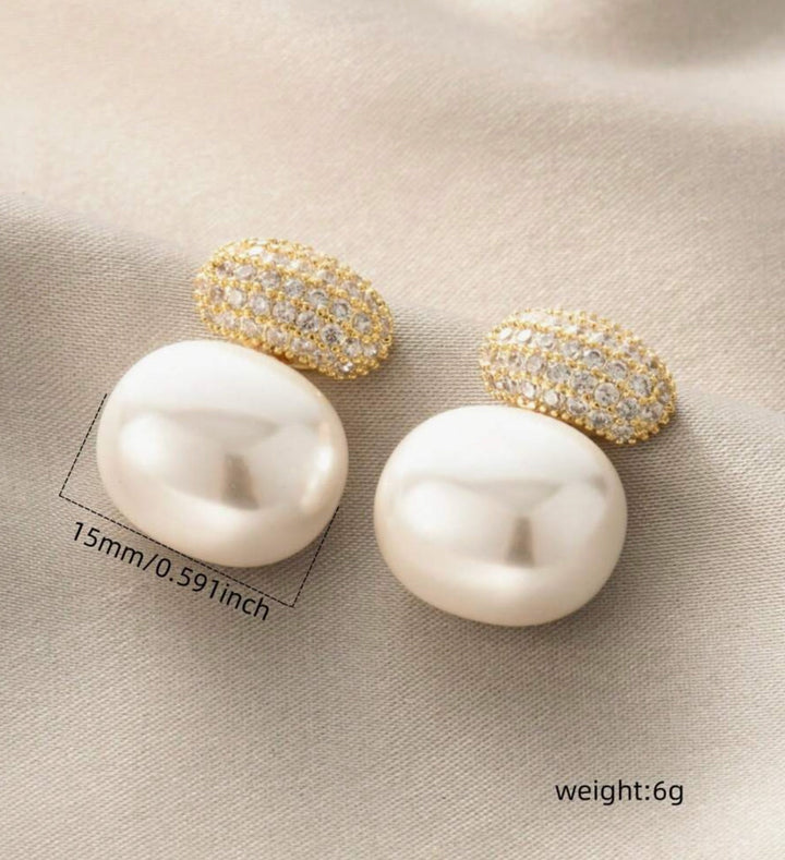 Breast Cancer Awareness | Shine Pearl Earrings | 1+1 Free Today