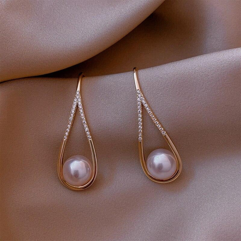 Breast Cancer Awareness | Hanging Sparkle Earrings | 1+1 Free Today