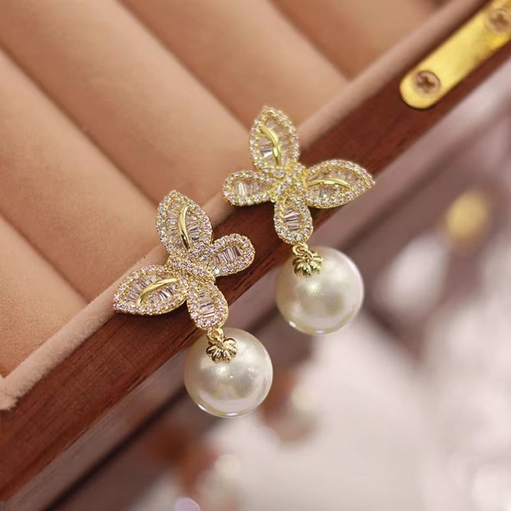 Breast Cancer Awareness | Butterfly of Luck Earrings | 1+1 Free Today