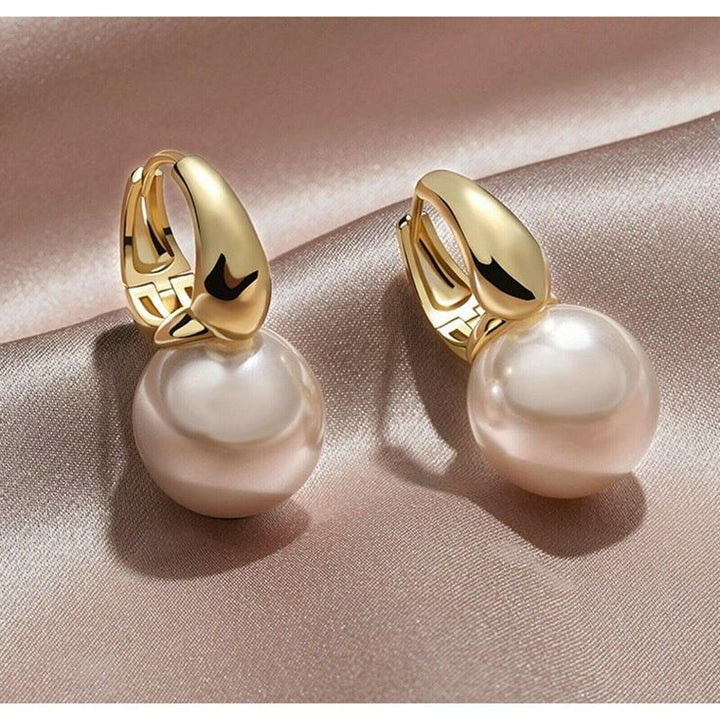 Breast Cancer Awareness | Classic Pearl Earrings | 1+1 Free Today