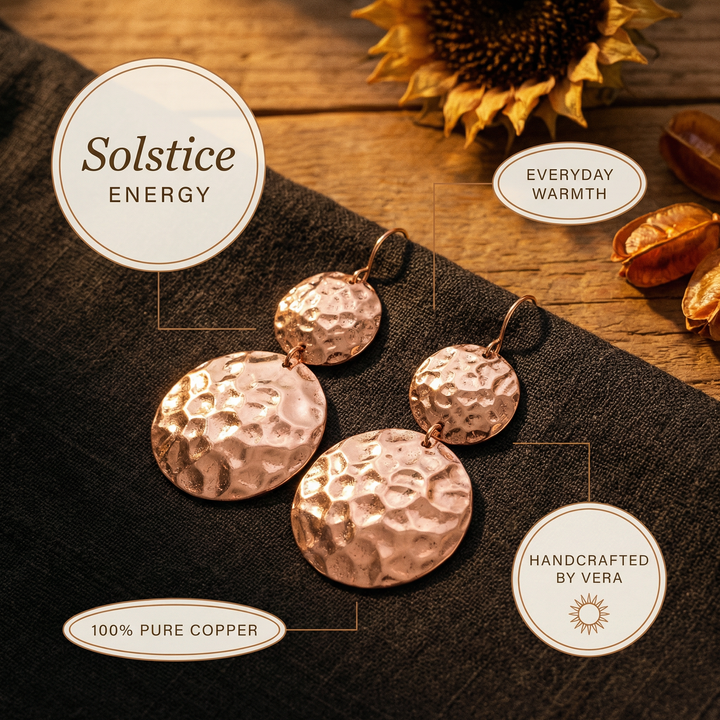 Pendientes de Cobre Solsticio de Vera