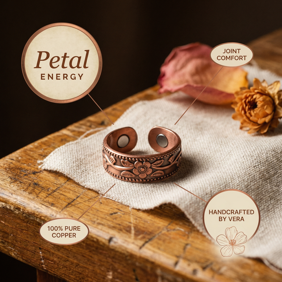Anillo de Cobre Petal de Vera