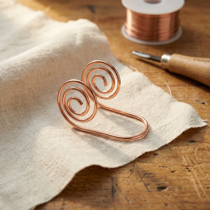 Espiral de Mano de Cobre de Vera