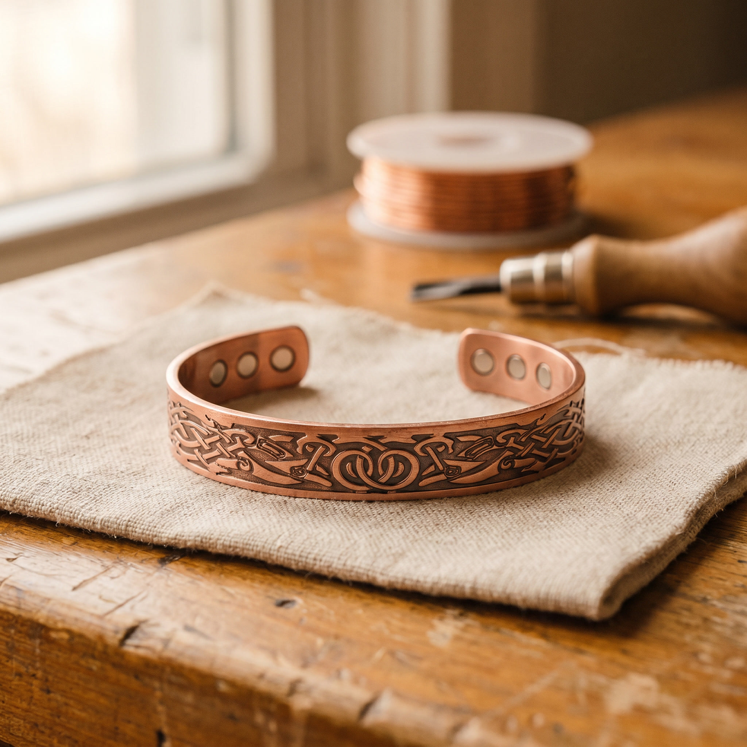 Pulsera de Cobre Musgo de Vera