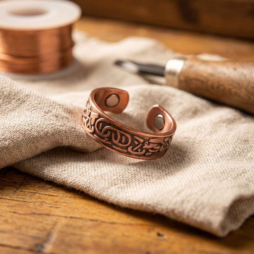 Anillo de Cobre Burr de Vera