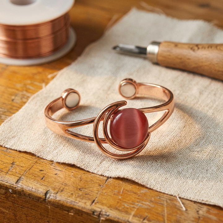 Pulsera de Cobre Rosa de Vera