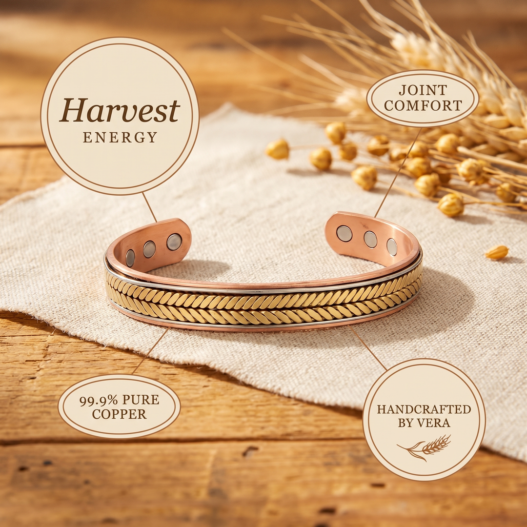 Pulsera de Cobre Cosecha de Vera
