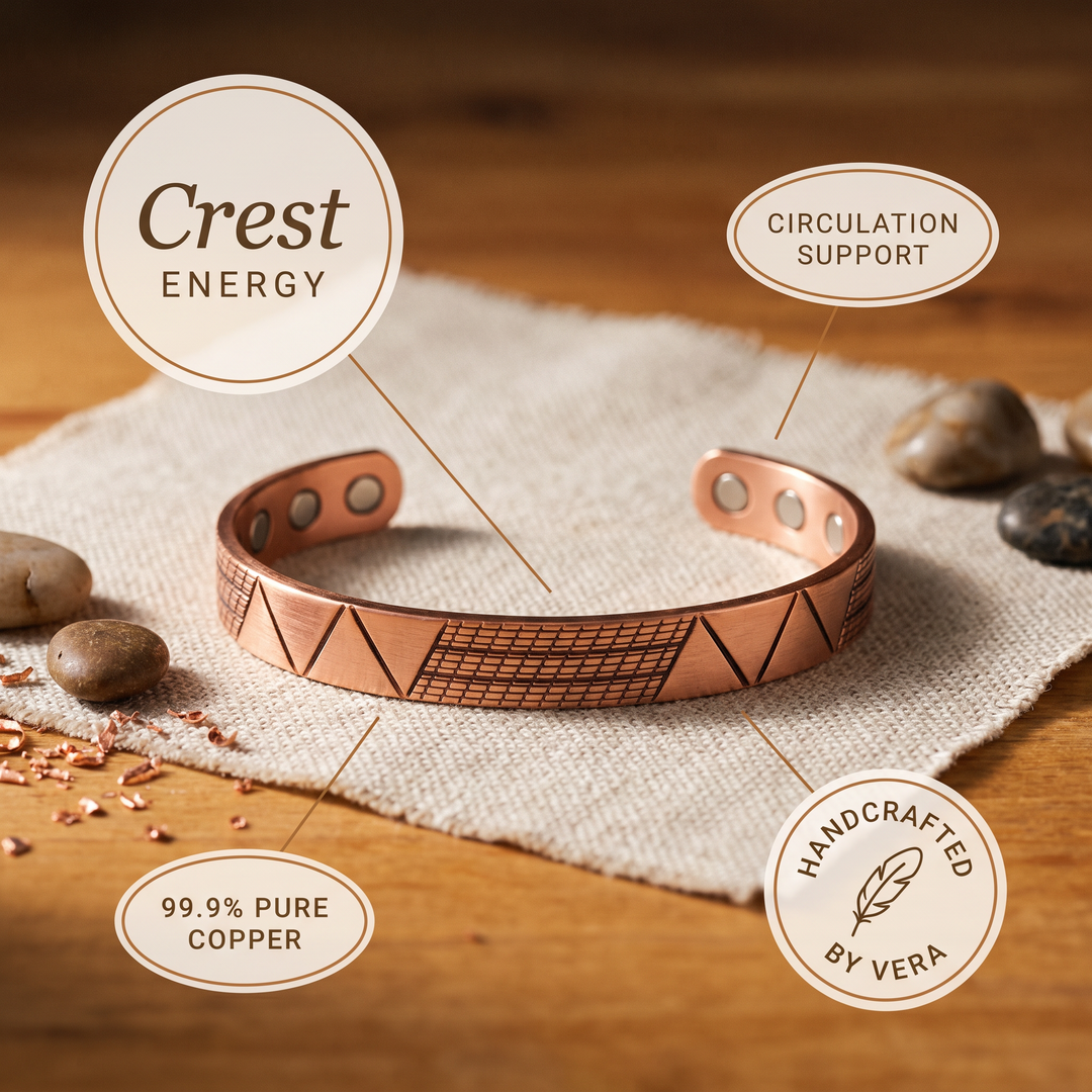 Pulsera de Cobre Crest de Vera