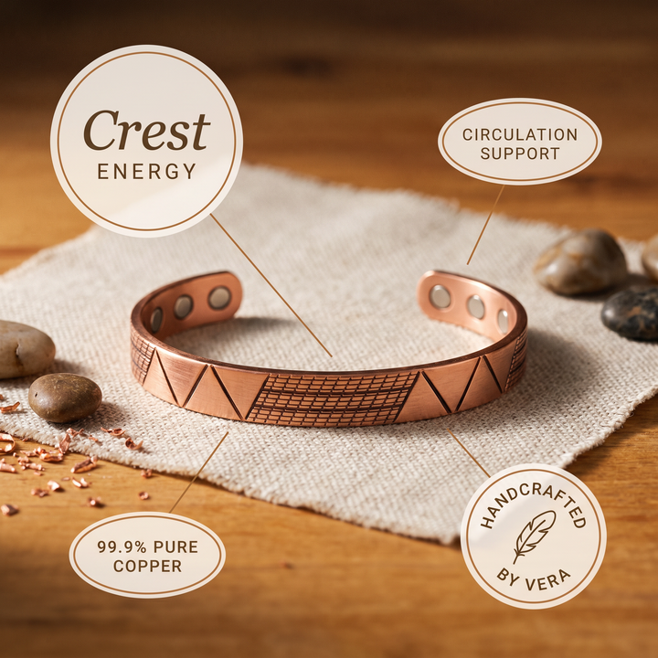 Pulsera de Cobre Crest de Vera