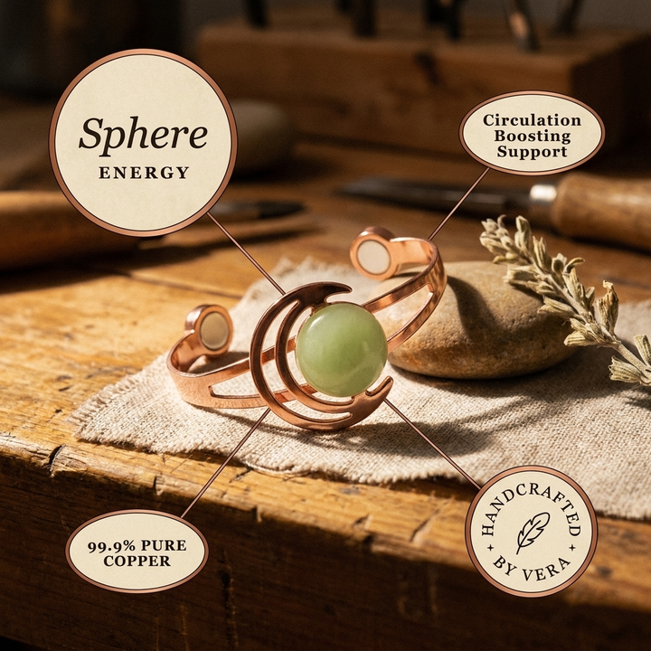 Pulsera de Cobre Verde de Vera
