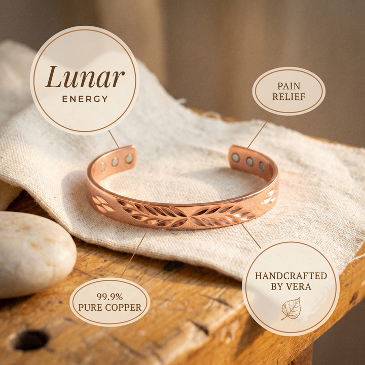 Pulsera de Cobre Lunar de Vera
