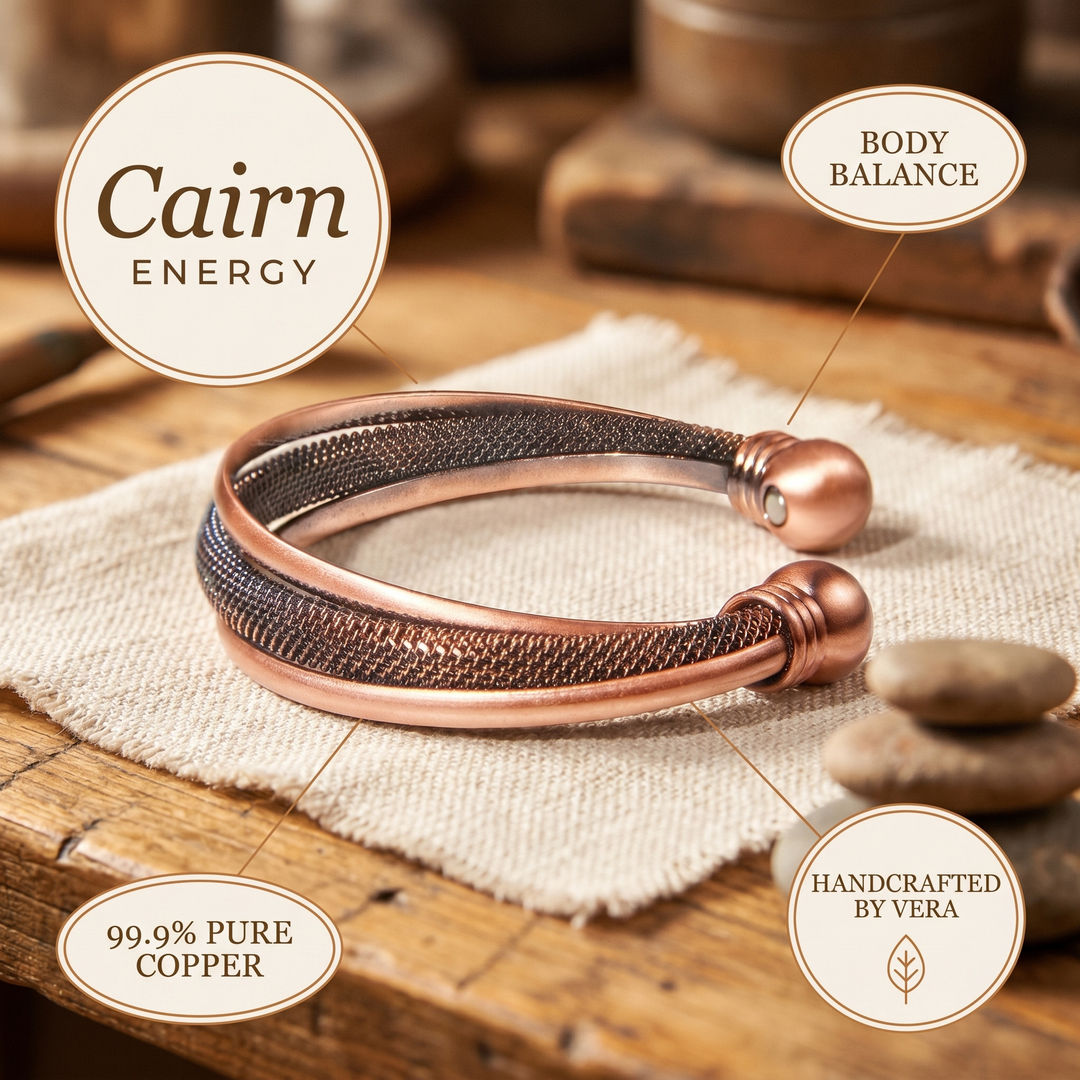 Pulsera de Cobre de Cairn de Vera