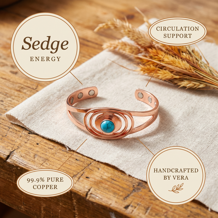 Pulsera de Cobre Sedge de Vera