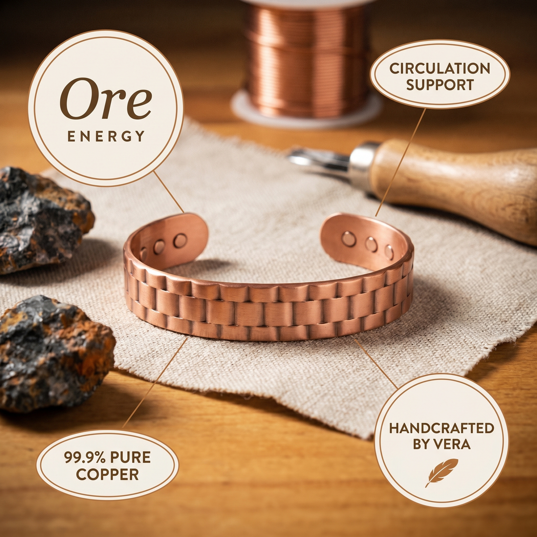 Pulsera de Cobre para Hombre de Vera