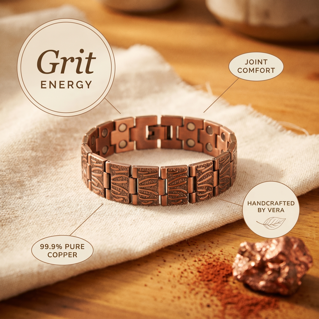 Pulsera de Cobre para Hombre de Vera&