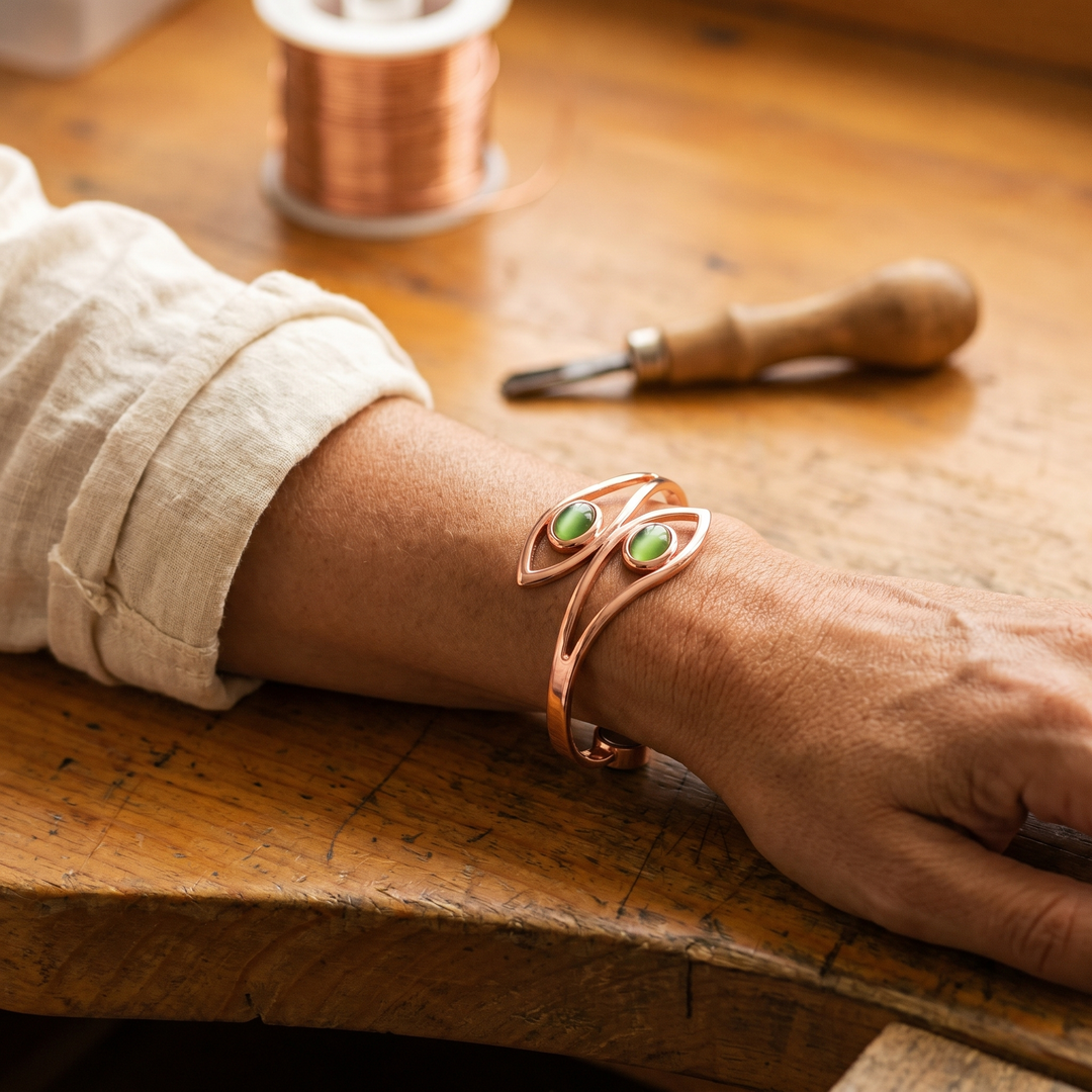 Pulsera de Cobre Ópalo de Vera