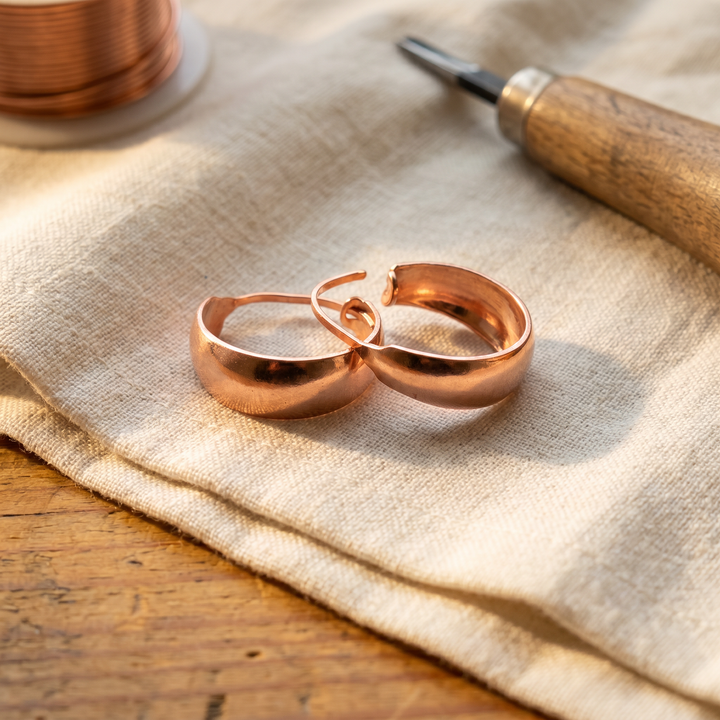 Pendientes de Cobre de Vera