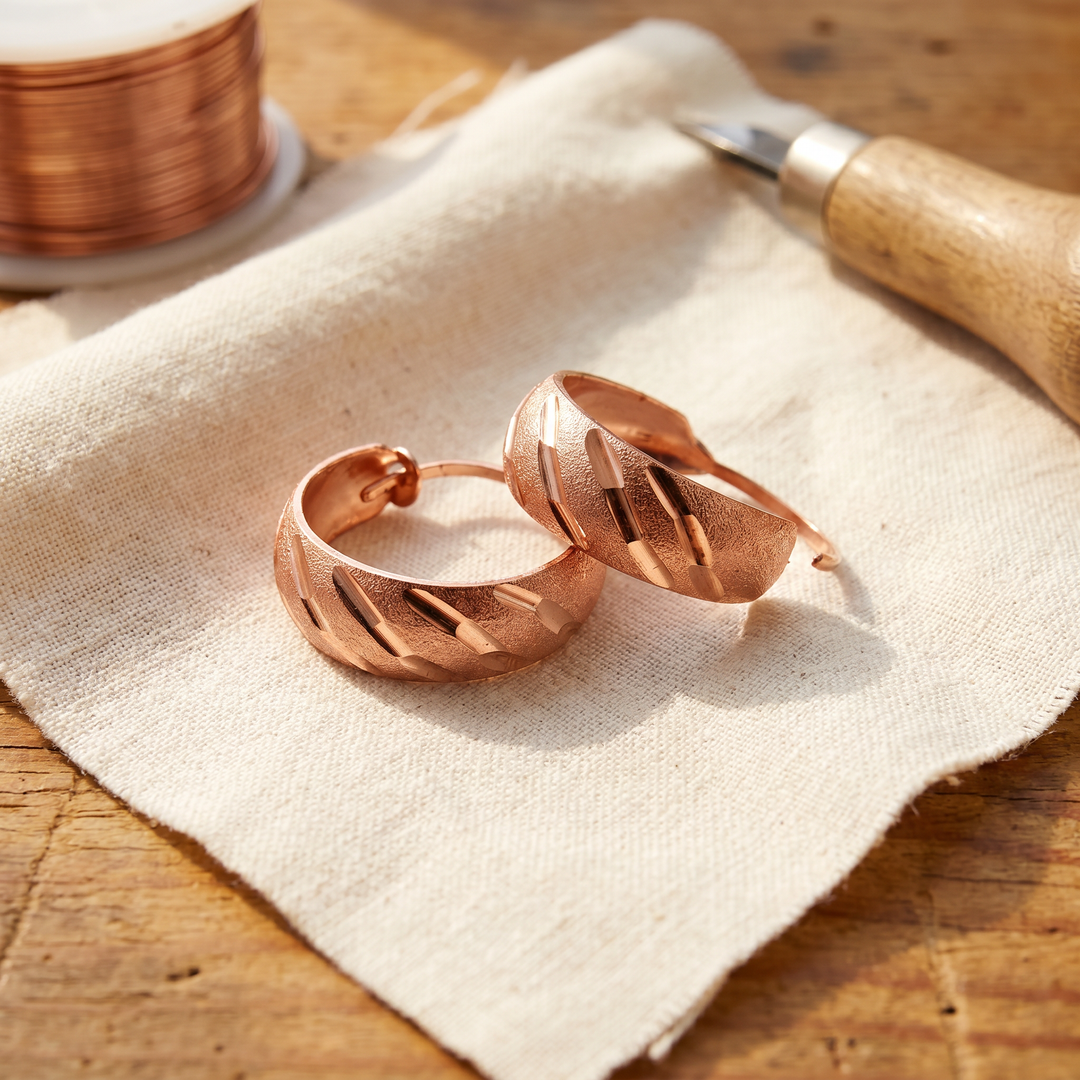 Pendientes de Cobre de Vera&