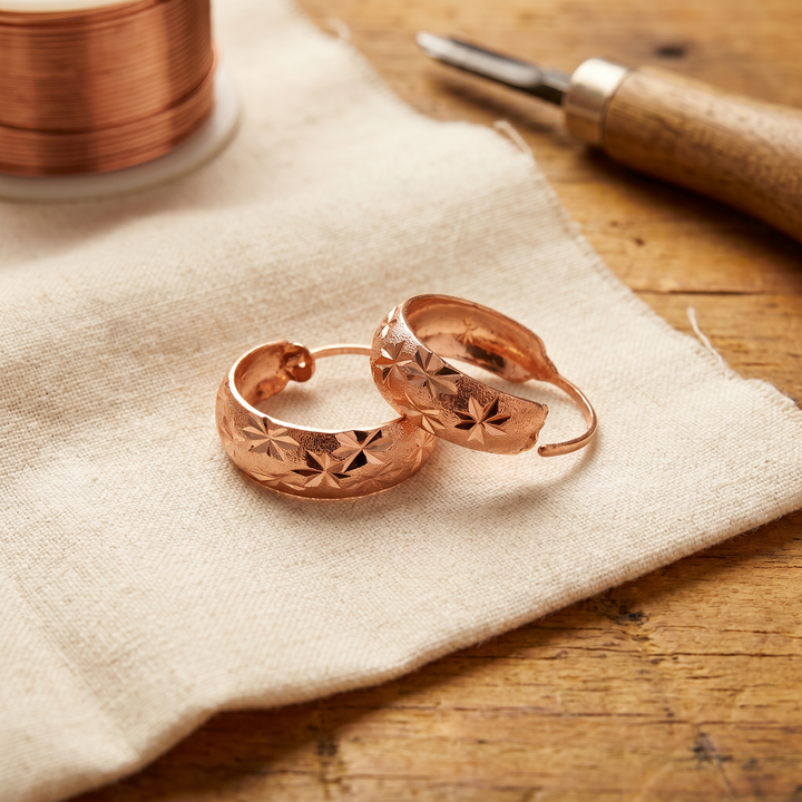 Pendientes de Cobre Dew de Vera