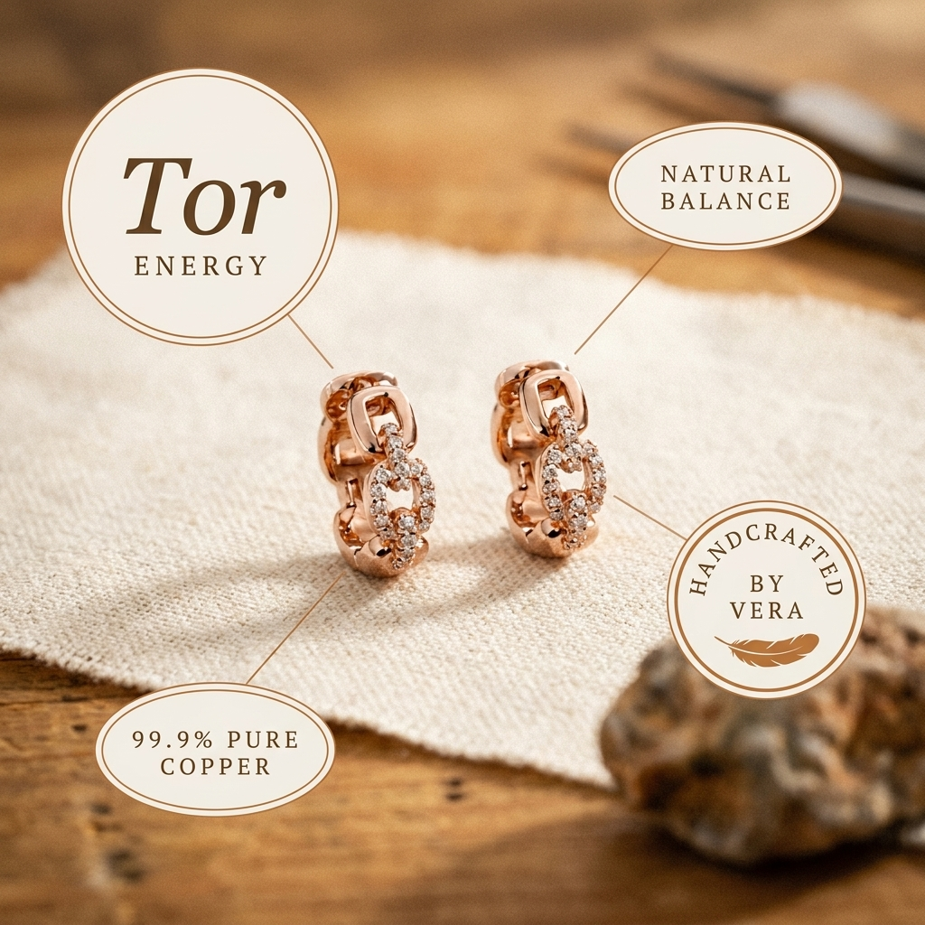Pendientes de Cobre de Vera