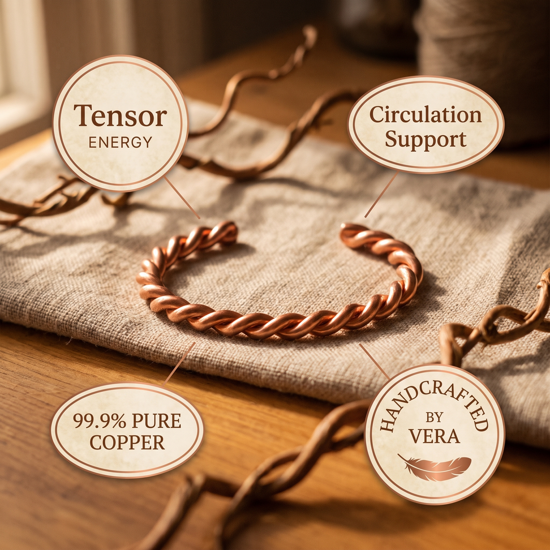 Pulsera de Cobre Tensor de Vera