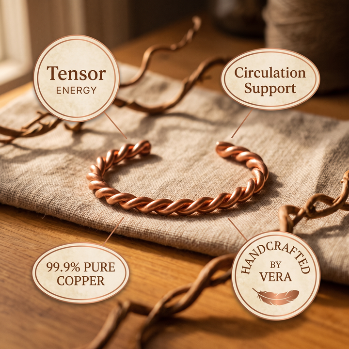 Pulsera de Cobre Tensor de Vera