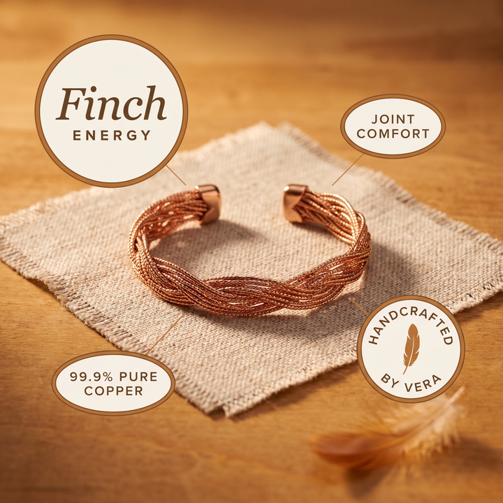 Pulsera de Cobre de Finch de Vera