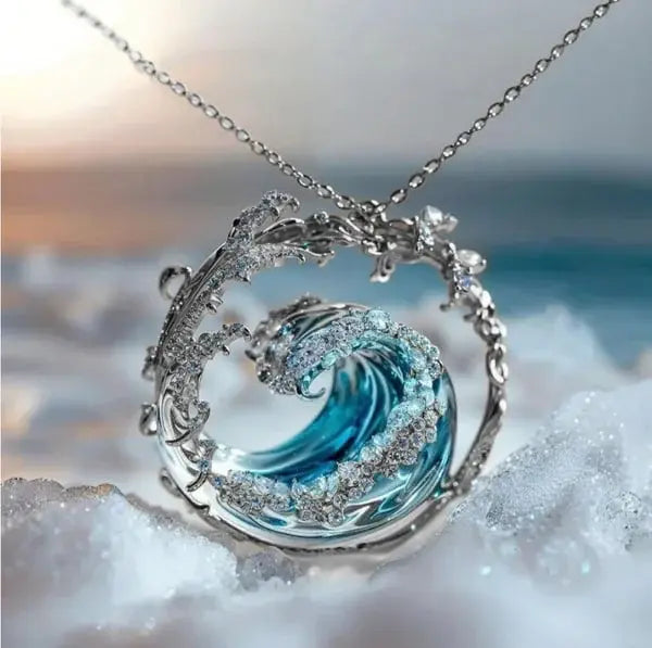 Necklace with "Ocean&