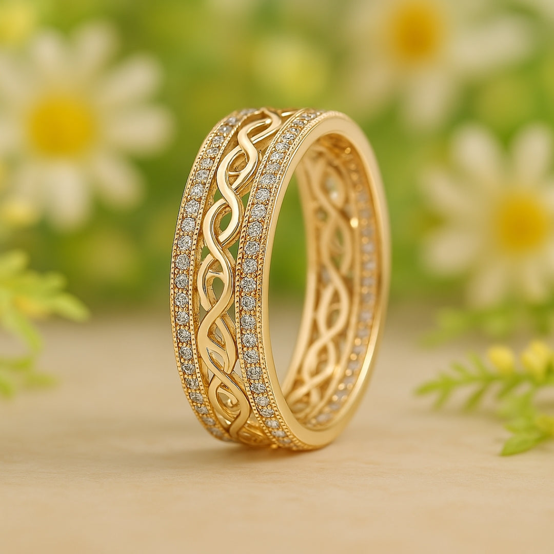 Gold Ring “Empty Light”